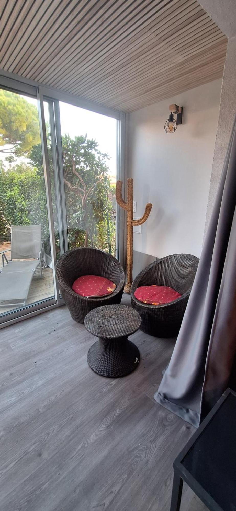 Studio Confortable Au Calme Proche Du Port Et De La Plage Grande Terrasse Et Parking Residence Le Grand Large แซ็ง-ม็องดรีเย-โซร์-แม ภายนอก รูปภาพ